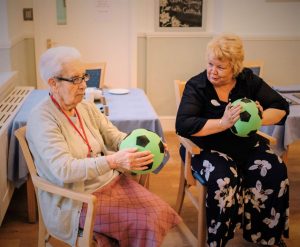 Mobility activities for care home residents