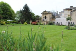 Rear garden at Watermoor House